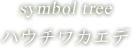 symbol tree ハウチワカエデ